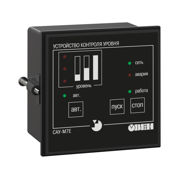 Сигнализатор уровня жидких и сыпучих сред ОВЕН САУ-М7Е в щитовом корпусе Щ1