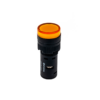MT16-D65 - Сигнальная лампа 16мм, желтый, 220V AC