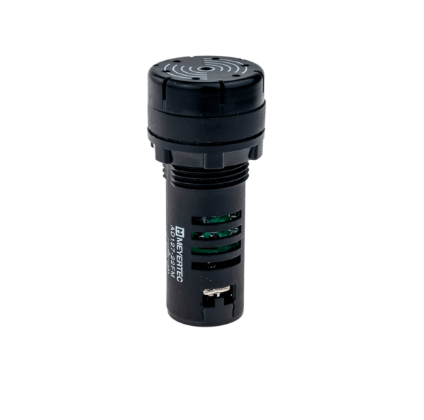 MT22-FM220 - Зуммер, 80дБ, черный, 220V AС, IP40, пластик