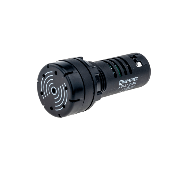 MT22-FM220 - Зуммер, 80дБ, черный, 220V AС, IP40, пластик