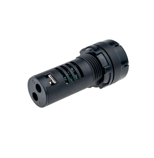 MT22-FM220 - Зуммер, 80дБ, черный, 220V AС, IP40, пластик