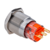 MT67-F11 - Кнопка без подсветки, с фиксацией, 1NO+1NC, IP67