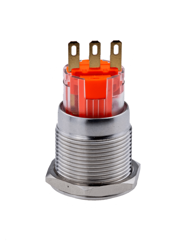 MT67-R11 - Кнопка IP67, без подсветки, с возвратом, 1NO+1NC