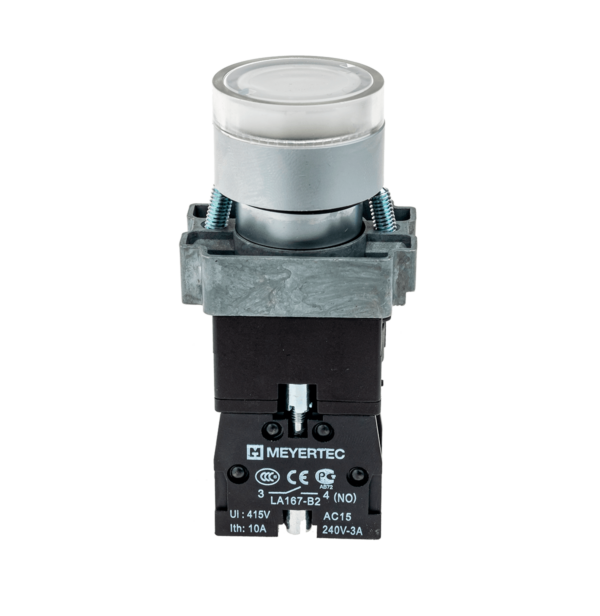 MTB2-BW3161 - Кнопка с подсветкой белая 24V 1NO