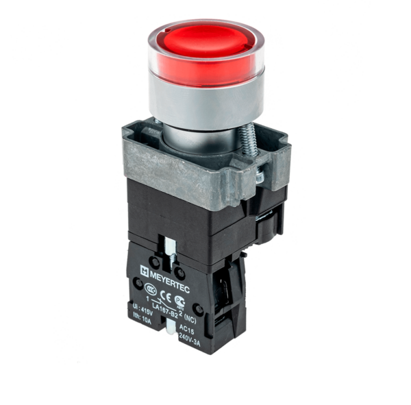 MTB2-BW3461 - Кнопка с подсветкой красная 24V 1NC