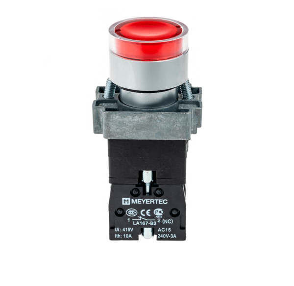 MTB2-BW3461 - Кнопка с подсветкой красная 24V 1NC