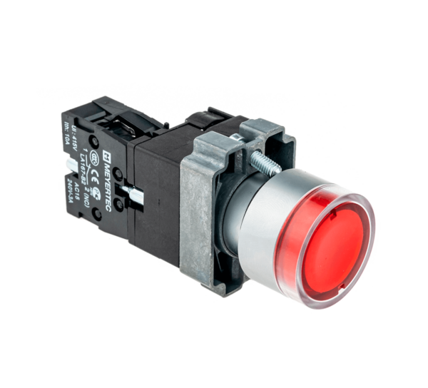 MTB2-BW3461 - Кнопка с подсветкой красная 24V 1NC