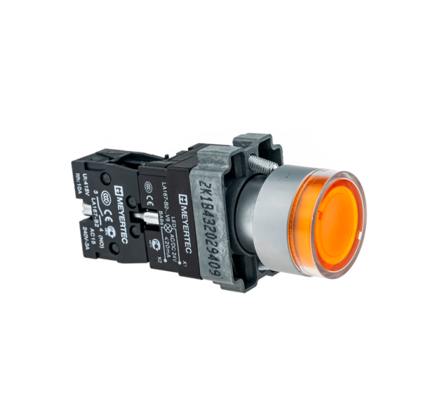 MTB2-BW3561 - Кнопка с подсветкой желтая 24V 1NO