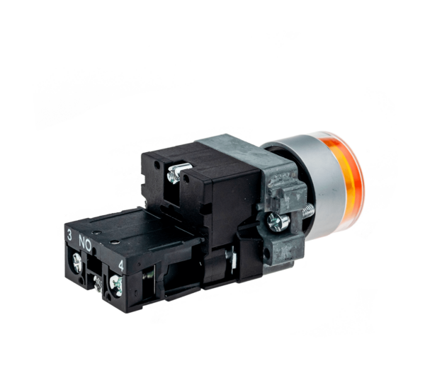 MTB2-BW3561 - Кнопка с подсветкой желтая 24V 1NO