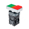 MTB2-BW8461 - Кнопка двойная с подсветкой 24V, выступающий толкатель