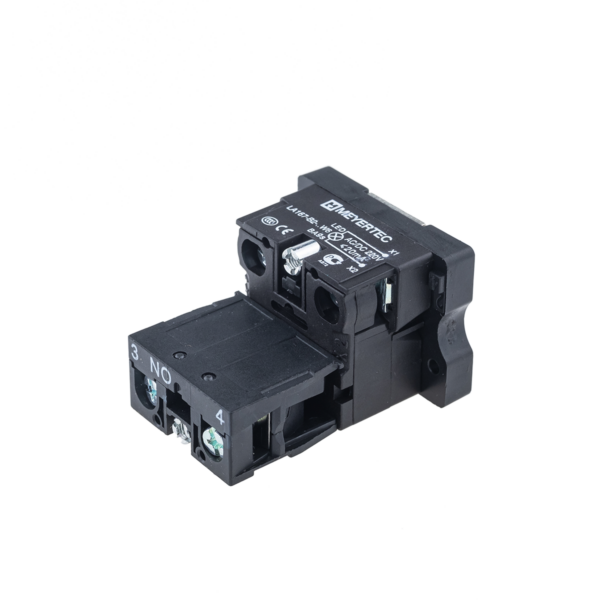 MTB2-EW615 - Основание с подсветкой 1NO желтый 24V, пластик
