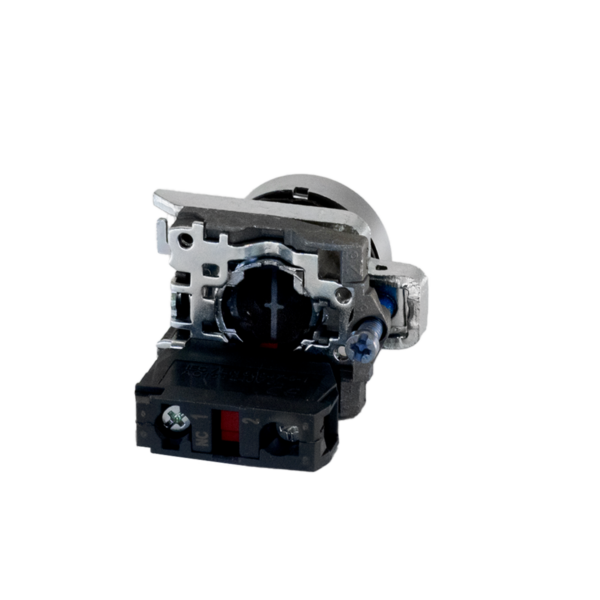 MTB4-BA41622 - Кнопка плоская красная, маркировка "STOP", 1NС, IP65, металл