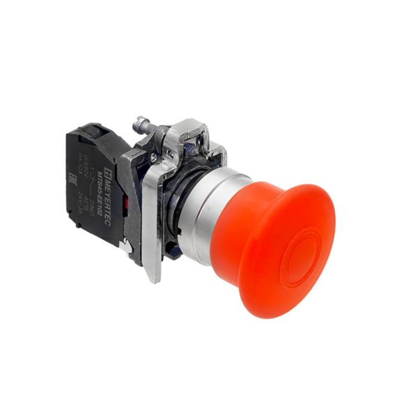 MTB4-BT42 - Кнопка грибовидная "тяни-толкай", красная, 40 мм, 1NC, IP65, металл