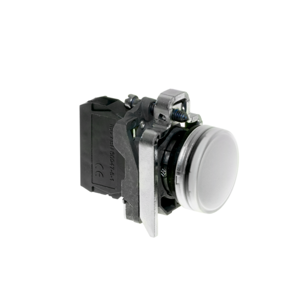 MTB4-BV713 - Лампа сигнальная белая, 220V AС/DC, IP65, металл