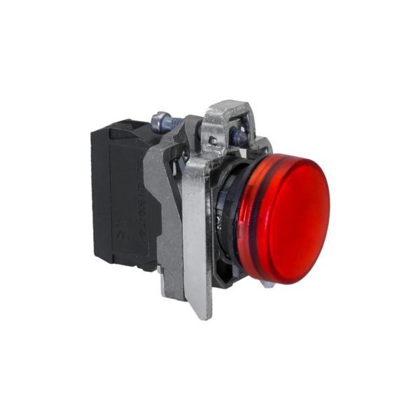 MTB4-BV743 - Лампа сигнальная красная, 220V AС/DC, IP65, металл