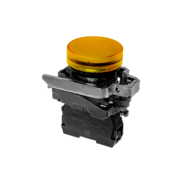 MTB4-BV751 - Лампа сигнальная желтая, 24V AС/DC, IP65, металл