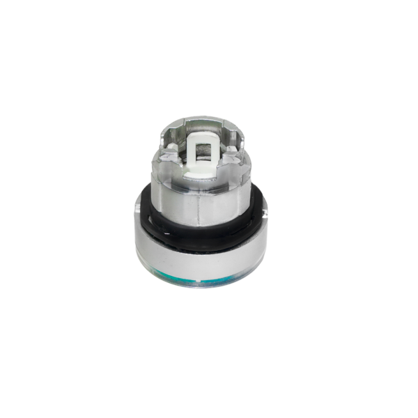 MTB4-BW336C - Головка кнопки с подсветкой, зеленая, IP65, металл