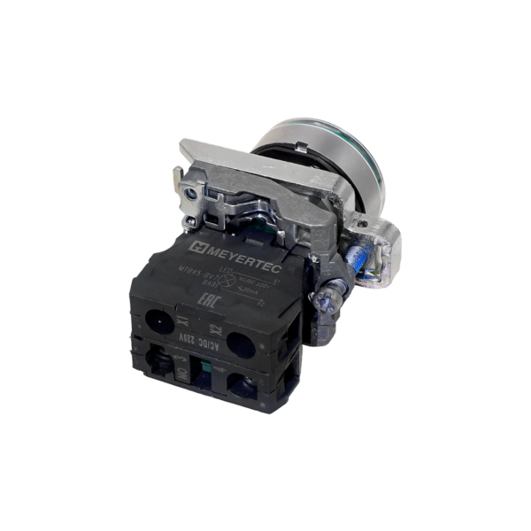MTB4-BW33713 - Кнопка зеленая с подсветкой, 1NO, 220V AC/DC, IP65, металл