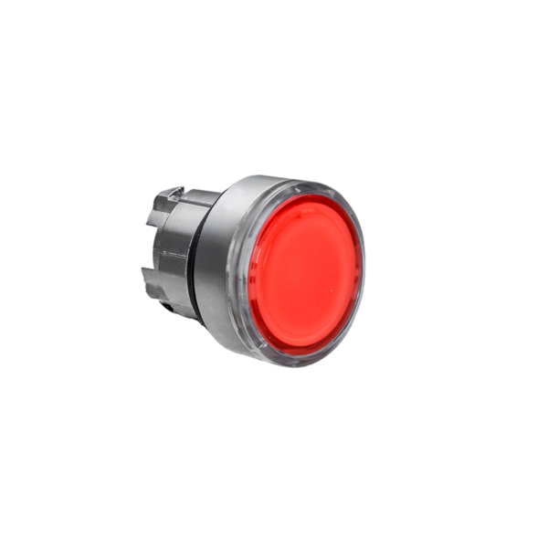 MTB4-BW346C - Головка кнопки с подсветкой, красная, IP65, металл
