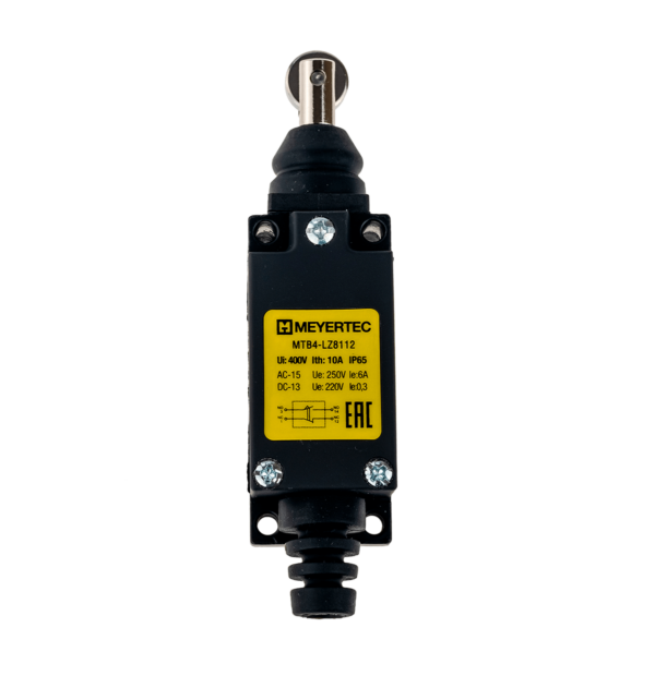 MTB4-LZ8112 - Выключатель концевой, IP65, ролик горизонтальный нажимной