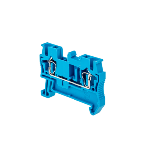 MTS-2.5BL - Клемма пружинная проходная, 2.5 мм², синяя