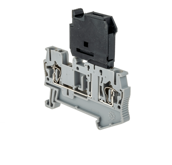 MTS-2.5F - Клемма пружинная с держателем предохранителя, 2.5 мм²