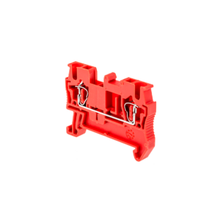 MTS-2.5RD - Клемма пружинная проходная, 2.5 мм², красная