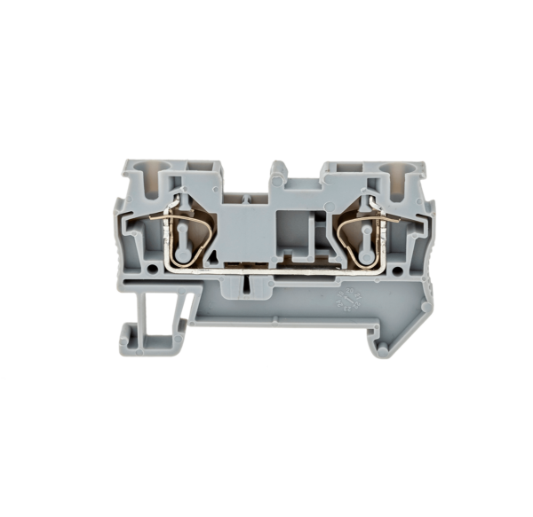 MTS-4 - Клемма пружинная проходная, 4 мм², серая