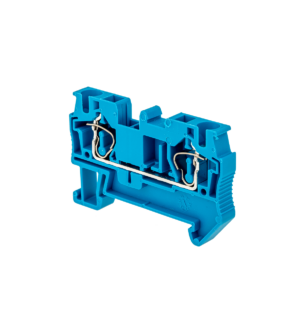 MTS-4BL - Клемма пружинная проходная, 4 мм², синяя