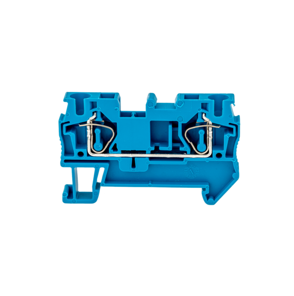 MTS-4BL - Клемма пружинная проходная, 4 мм², синяя