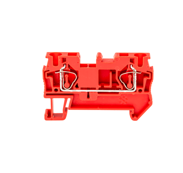 MTS-4RD - Клемма пружинная проходная, 4 мм², красная