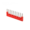 MTS-J104 - Блок перемычек на 10-конт., для пружинных клемм 4 мм² (упак. 10 шт.)