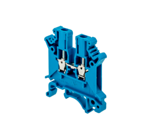 MTU-2.5BL - Клемма винтовая проходная, 2.5 мм², синяя