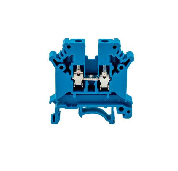 MTU-4BL - Клемма винтовая проходная, 4 мм², синяя