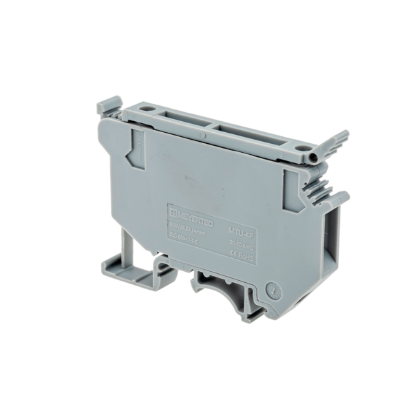 MTU-4F - Клемма винтовая с держателем предохранителя, 4 мм², серая