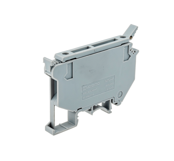 MTU-4F - Клемма винтовая с держателем предохранителя, 4 мм², серая