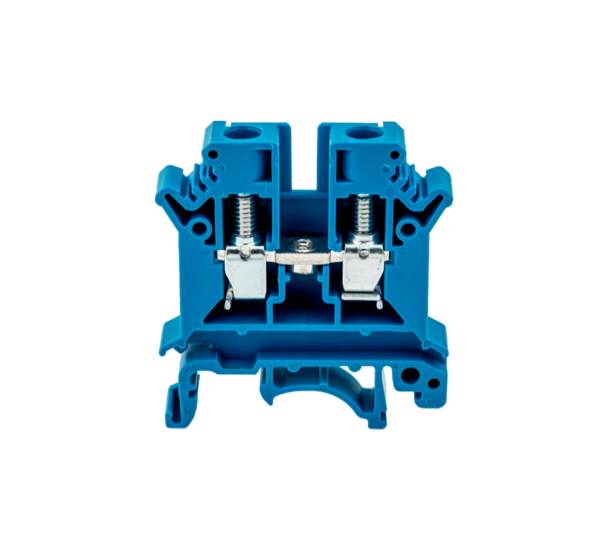 MTU-6BL - Клемма винтовая проходная, 6 мм², синяя