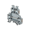 MTU-D2.5 - Клемма винтовая двухуровневая,  2.5 мм², серая