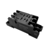 PYF-025BE - Монтажная колодка с винтовыми клеммами для 2-конт. реле серии REP, черная