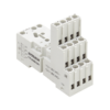 PYF-044BE/3WH - 3-ярусная колодка с винтовыми клеммами для 4-конт. реле серии RP, белая