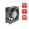 VENT-15051.220VAC.5MSHB - 220VAC, ток 0.35 А, 2800 об./мин, 5.7 м3/мин, 150х150 мм