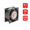 VENT-8025.220VAC.7MSHB - 220VAC, ток 0.1 А, 2700 об./мин, 0.5 м3/мин, 80х80 мм