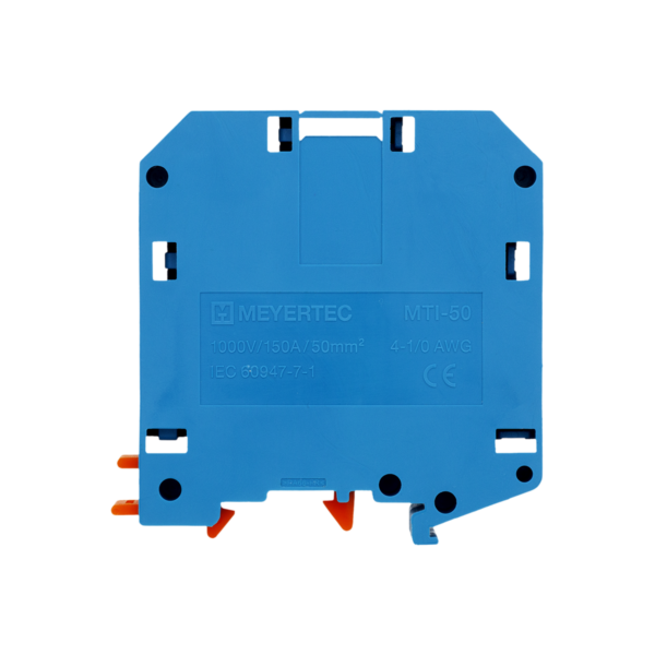 MTI-50BL - Клемма винтовая силовая 50 мм², синяя