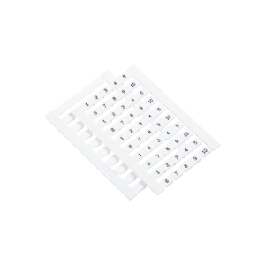 MTS-6M110 - Маркировка пружинных клемм 6, 10, 16 мм²,  1-10 (уп. 100 шт.)