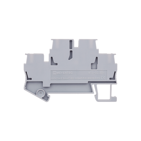 MTS-D2.5DV - Клемма пружинная двухуровневая с диодом, 2.5 мм²