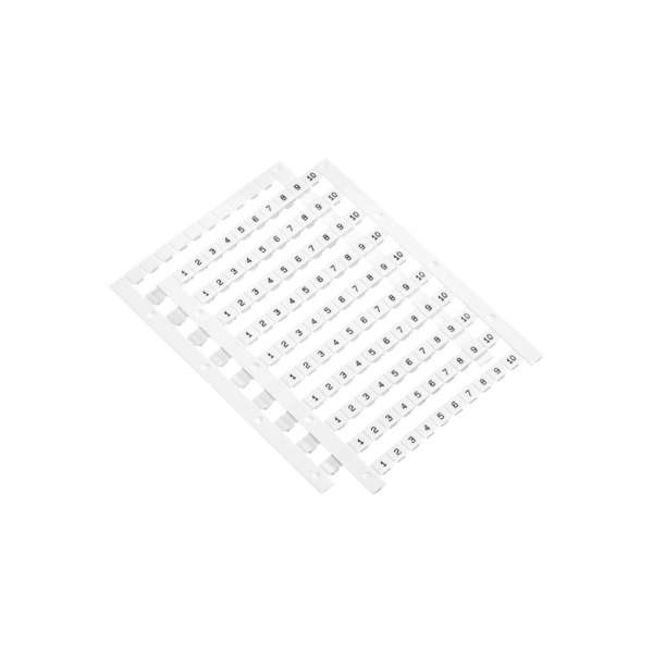 MTU-2.5M110TR - Маркировка трехуровневых винтовых клемм , 1-10 (уп. 100 шт.)