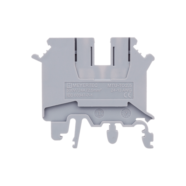 MTU-TO2.5 - Клемма винтовая трехпроводная, 2.5 мм²