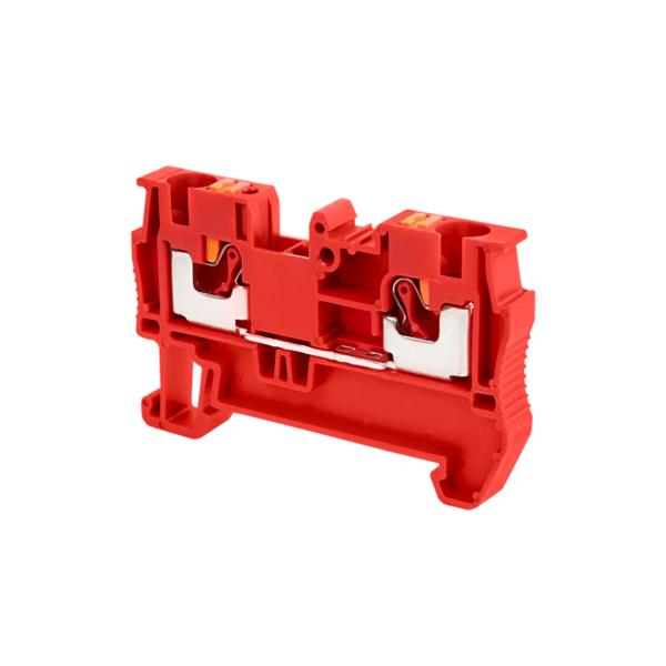 MTP-4RD - Клемма push-in проходная, 4 мм², красная
