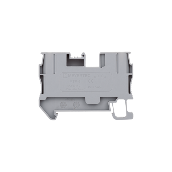 MTP-6 - Клемма push-in проходная, 6 мм², серая