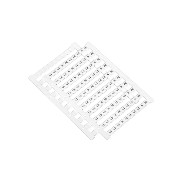 MTS-4ML - Маркировка пружинных клемм 4 мм², символы L1, L2, L3, N, PE (упак. 100 шт.)